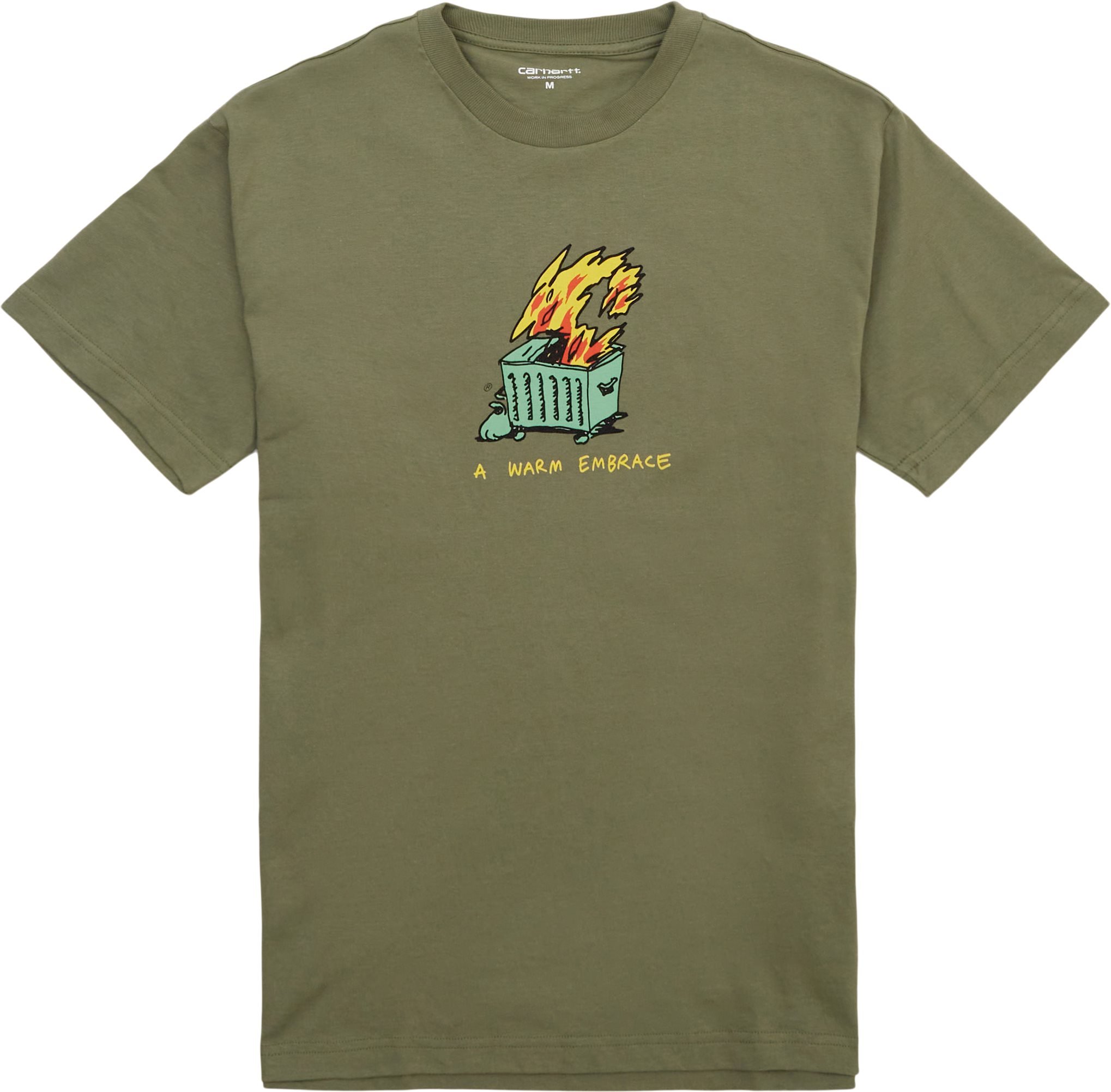 Carhartt WIP T-shirts S/S WARM EMBRACE T-SHIRT I032390 Grøn